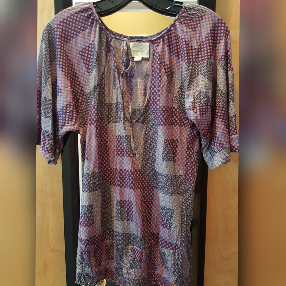 Deletta (Anthropologie) short sleeve top Sz Medium